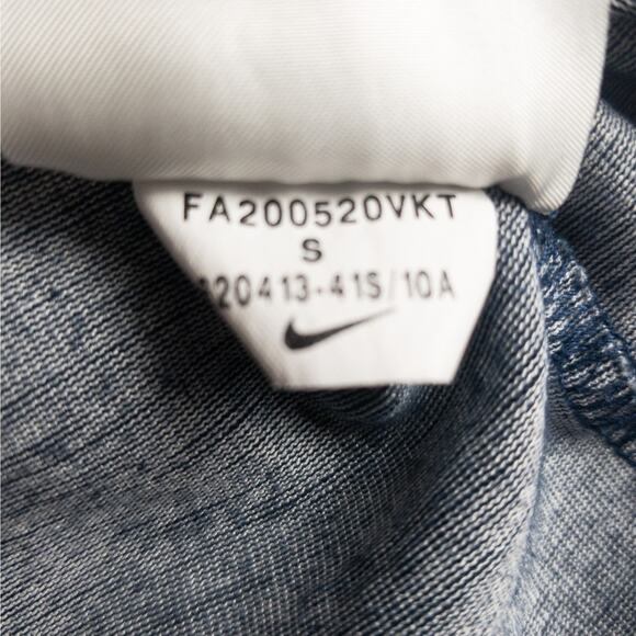 Nike Illinois Illini Hooded Tee Men’s Small Blue Dri-FIT Athletic Classic Logo - Picture 8 of 11